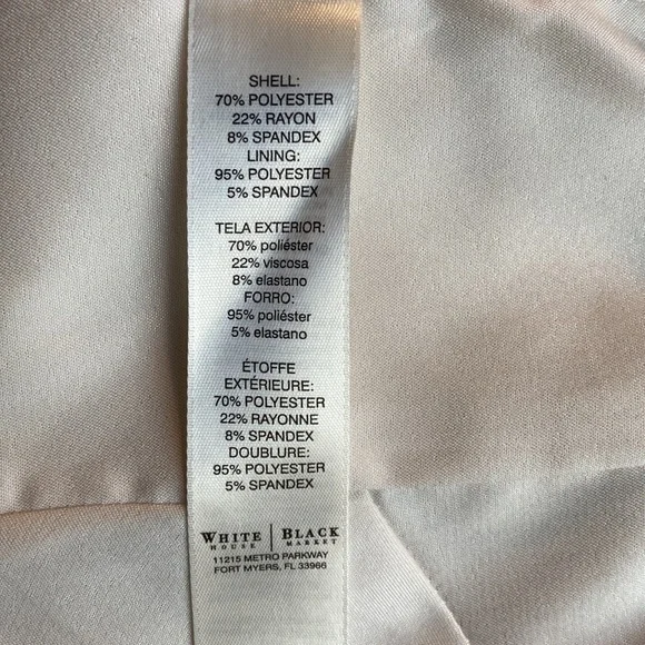 WHBM Belted Fit-And-Flare Dress - Picture 10 of 11